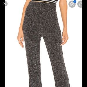 by the way. metallic pants